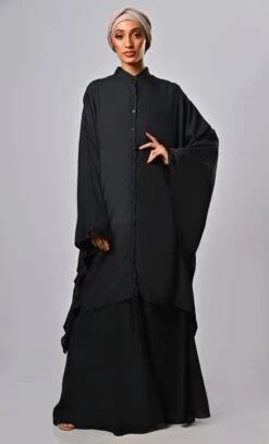Modest Arabian Haute Couture Kaftan Abaya Dress