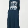 New York Milan London Paris Text Baisc Everyday Wear Abaya Dress