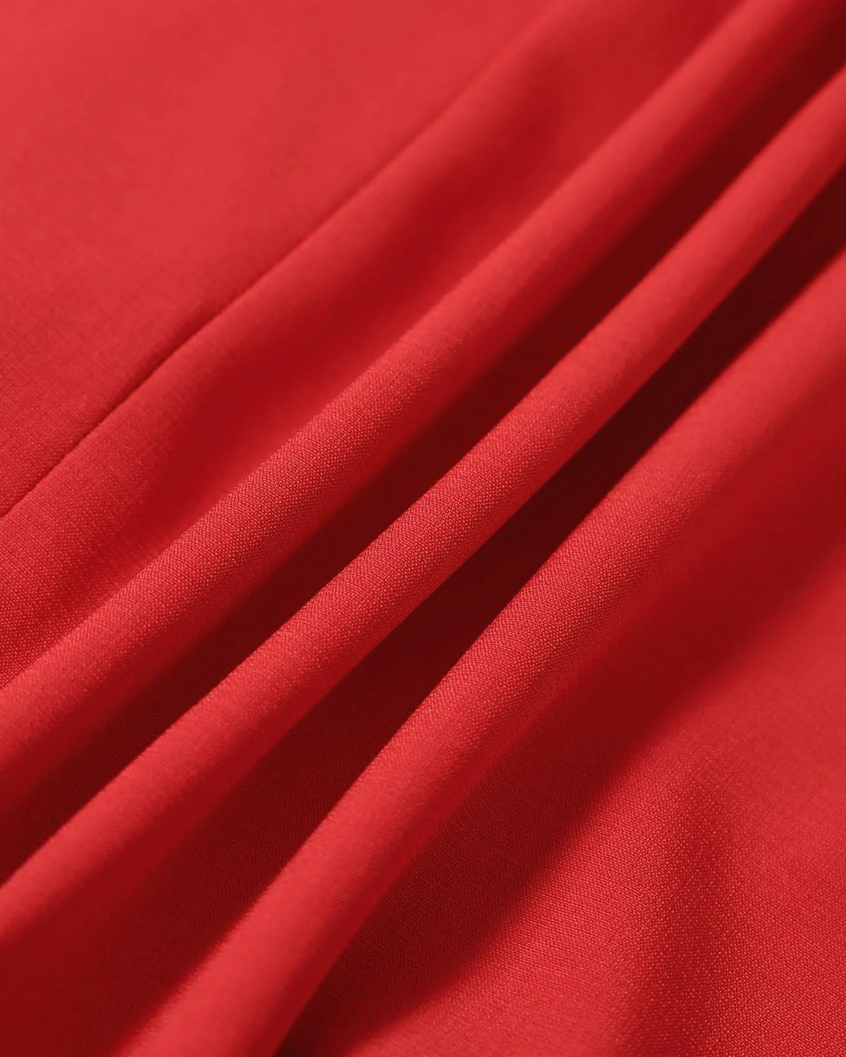 The Red Boat Neck High Waisted Mini Dress - Image 7