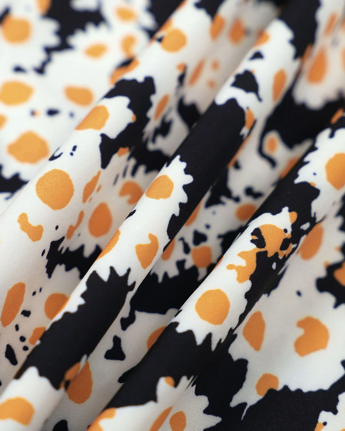 The Black Ruched Daisy Slip Mini Dress - Image 9